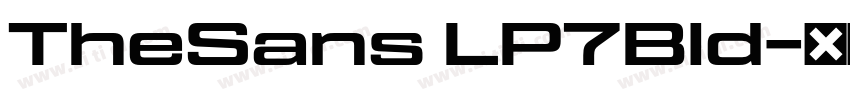 TheSans LP7Bld字体转换